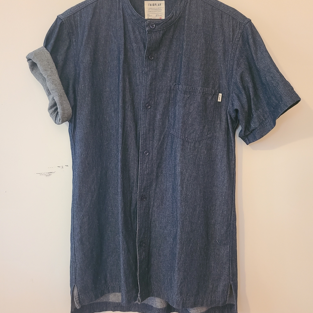 Women's Denim Button Down Shirt